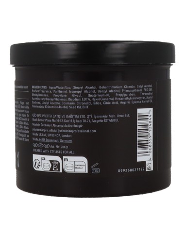 Máscara Facial Sebastian Dark Oil Smooth & Shine 500 ml