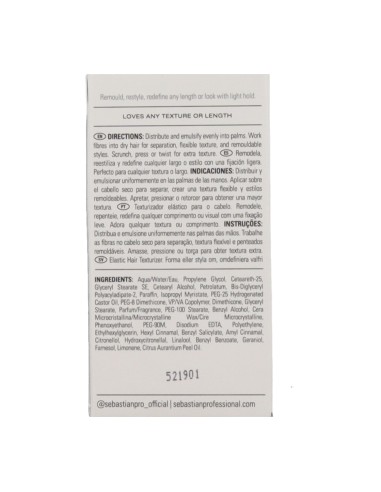 Sebastian Microweb Fiber Elastic Hair Texturizer 45 ml