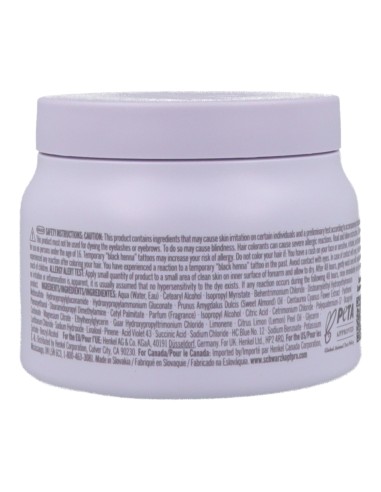 Schwarzkopf Blondme Bond Repair Purple Mascarilla 200 ml
