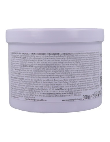 Schwarzkopf Blondme Bond Repair Purple Mascarilla 500 ml