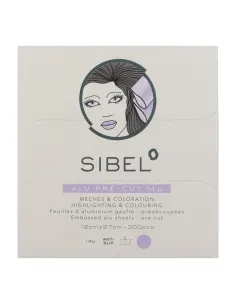 Sinelco Sibel Pre-Cut Aluminum Sheets Violet 12 × 27 cm – 300 units