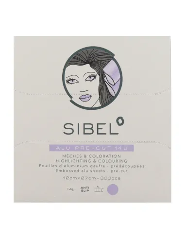 Sinelco Sibel Pre-Cut Aluminum Sheets Violet 12 × 27 cm – 300 units
