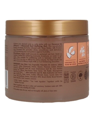 Shea Moisture Gel Rizos Coco Y Hibiscus 431 ml
