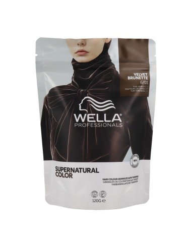Wella Supernatural Color 6/01 – Castaño Oscuro (Velvet Brunette) 120 g