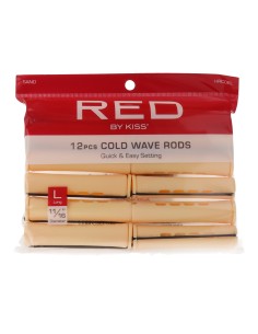 Red Kiss Flexi Rods 7" 11.16 Valuepk 12 Pcs