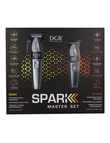 DGR Professionel Spark Master Set (Dash Clipper + Sharp Trimmer)