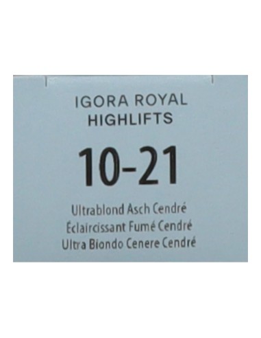 Schwarzkopf Igora Royal Highlifts 60ml, Color 10-21