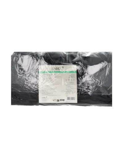 Asciugamani in microfibra Sinelco Sibel neri, confezione da 12 pezzi, 45x85 cm (P005471)