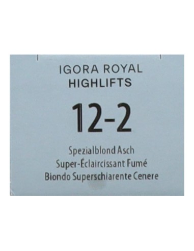 Schwarzkopf Igora Royal 12-2 – Super Aclarante Rubio 60 ml