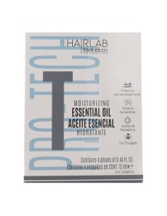 Fiale di olio essenziale idratante Salerm Hairlab 4 x 13 ml