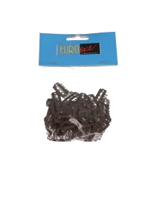 Sachet Eurostil de 50 clips pour extensions de cheveux, marron, 2,3 cm