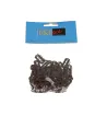 Sachet Eurostil de 50 clips pour extensions de cheveux, marron, 2,3 cm