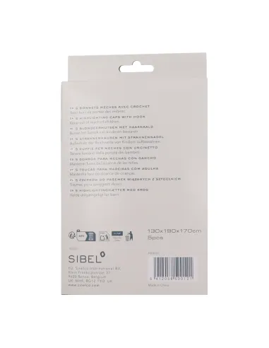 Sinelco Sibel Frosting Kit Mechas Chapéu com Gancho 5 unidades