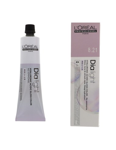LOREAL DIA LIGHT 8.21 RUBIO CLARO IRISADO CENIZA 60ML