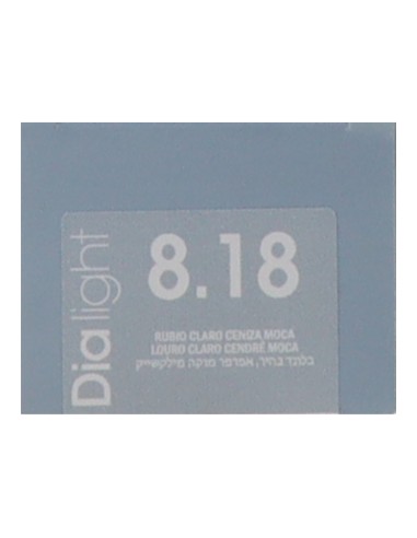 LOREAL DIA LIGHT 8.18 RUBIO CLARO CENIZA MOCA 60ML