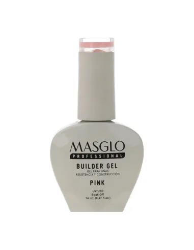 MASGLO PROFESSIONAL BUILDER GEL PINK 14ML