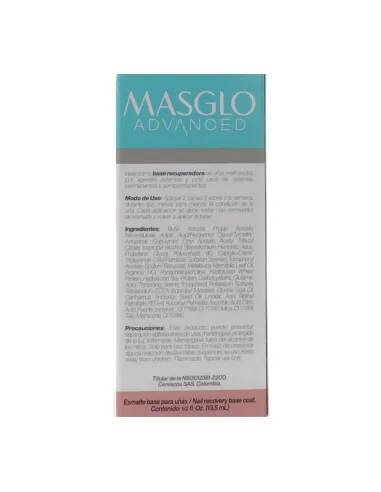 MASGLO ADVANCED TOTALCARE BASE ROSADA 13,5ML
