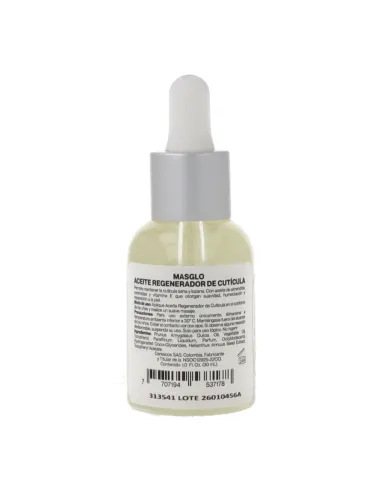 MASGLO ACEITE REGENERADOR DE CUTICULA 30ML