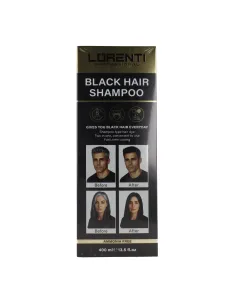 Lorenti Black Hair Champu Colorante 400 ml