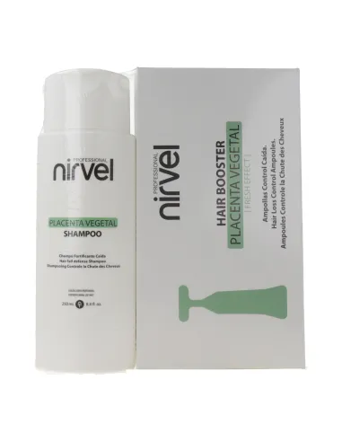NIRVEL CARE PLACENTA VEGETAL HAIR BOOSTER PACK (CH+AMP)