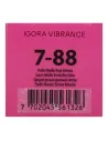 SKPF IGORA VIBRANCE 7-88 RUBIO MEDIO ROJO INTENSO 60ML NEW