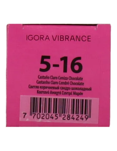 Schwarzkopf Igora Vibrance 5-16 - Castaño Claro Ceniza Chocolate 60 ml