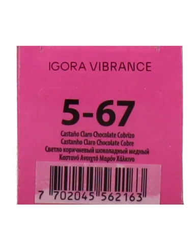 Schwarzkopf Igora Vibrance 5-67 - Castaño Claro Chocolate Cobrizo 60 ml