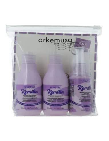 ARKEMUSA KIT TRAVEL KERATIN (CH+COND+MASQ)