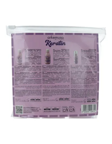 ARKEMUSA KIT TRAVEL KERATIN (CH+COND+MASQ)