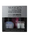 MASGLO KIT GEL EVOL SECADO EXTRA RAPIDO (BASE+BRILLO)