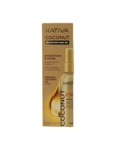 KATIVA COCONUT NUT HAIR OIL HYDRATION & SHINE 100ML