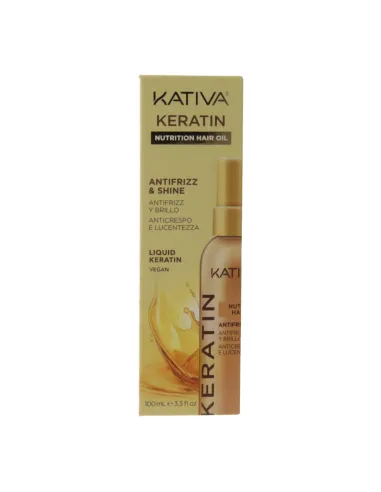 KATIVA KERATIN NUT HAIR OIL ANTIFRIZZ & SHINE 100ML