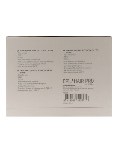 SINELCO SIBEL EHP CALENTADOR CERA 75W 500ML (P002688)