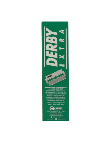 SINELCO DERBY CUCHILLAS AFEITAR EXTRA DOBLE 100PCS (P050517)
