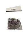 Eurostil Pacote com 50 Presilhas para Extensões Marrom 3,2 cm (Ref. 02924)
