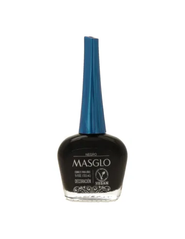 Masglo Negro Esmalte de Decoración Estándar Negro 13.5 ml