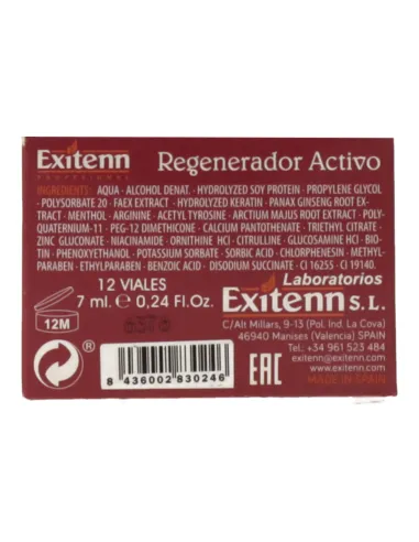 Exitenn Amp Rigeneratore Activo 10x7 ml