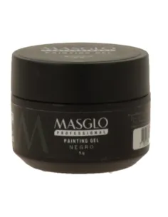 Gel de pintura profissional Masglo Preto 5 g